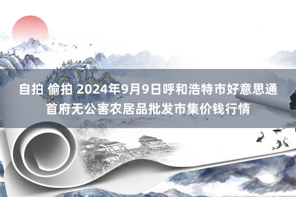 自拍 偷拍 2024年9月9日呼和浩特市好意思通首府无公害农居品批发市集价钱行情