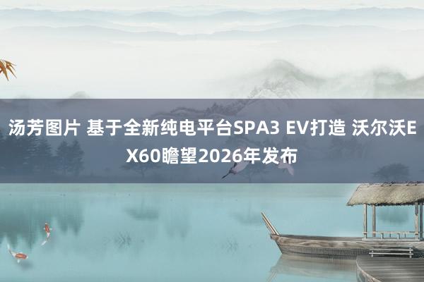 汤芳图片 基于全新纯电平台SPA3 EV打造 沃尔沃EX60瞻望2026年发布