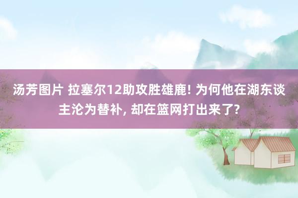 汤芳图片 拉塞尔12助攻胜雄鹿! 为何他在湖东谈主沦为替补， 却在篮网打出来了?