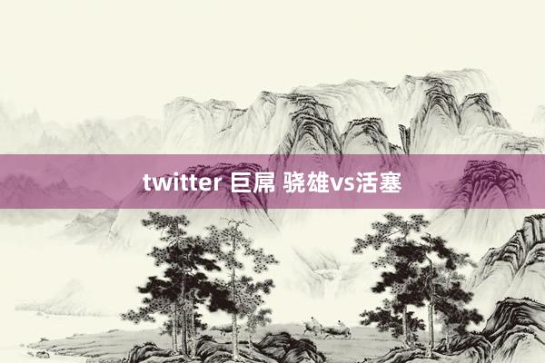 twitter 巨屌 骁雄vs活塞